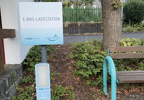 E-Bike Ladestation nah