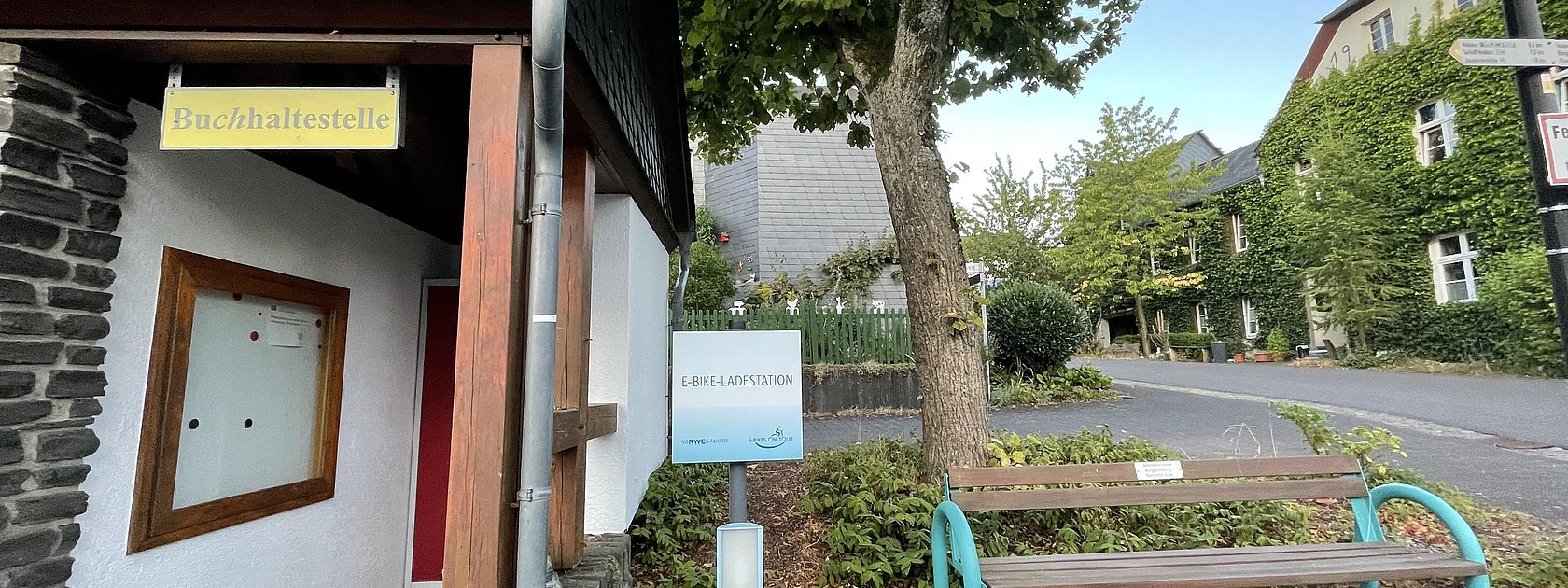 E-Bike Ladestation an der Bushaltestelle