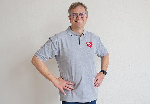 Poloshirt grau Herren