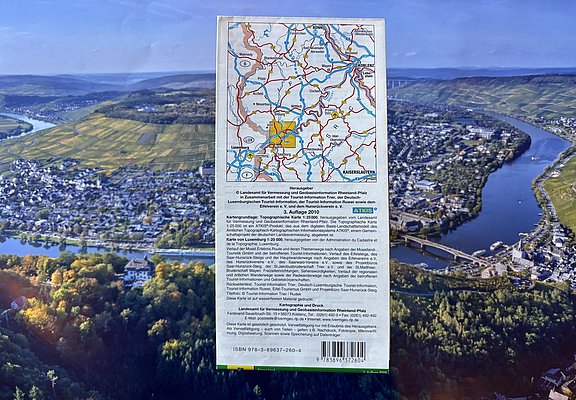 Wandergebiet Mosel - Trierer Land Rückseite