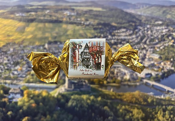 Nougat in Vollmilchschokolade 25g