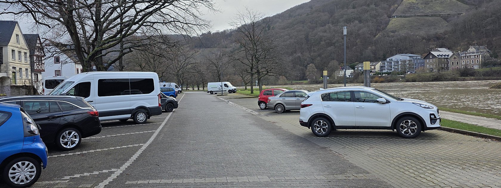 Parkplatz in Kues - Geburtshaus