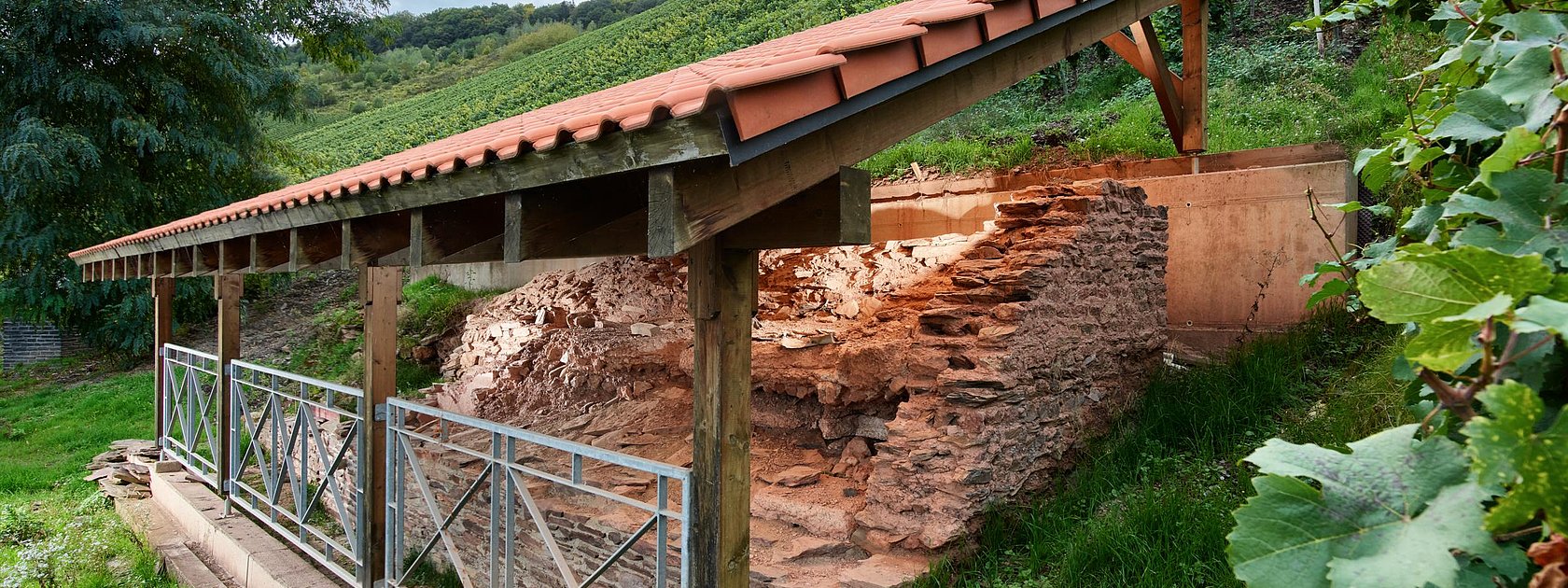 Römische Kelteranlage in Rachtig