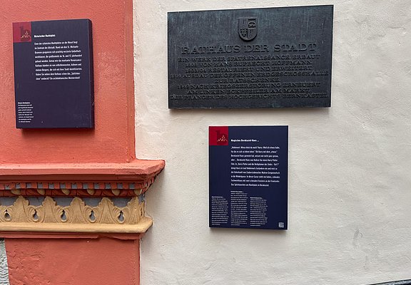 Harry Potter Schild am Rathaus