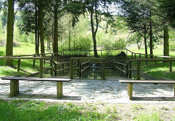 Wassertretbecken am Sauerbrunnen