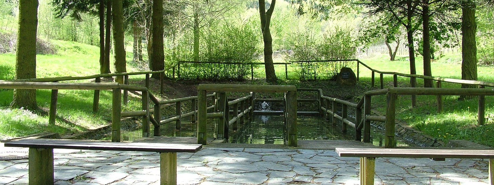 Wassertretbecken am Sauerbrunnen