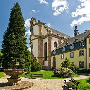Das Kloster Himmerod ist der Ausgangspunkt des Eifel-Pilger-Radweges.