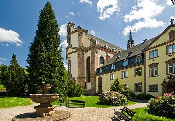 Das Kloster Himmerod ist der Ausgangspunkt des Eifel-Pilger-Radweges.