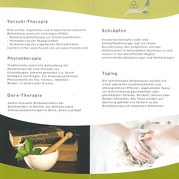 Naturheilpraxis Melissa - Therapien