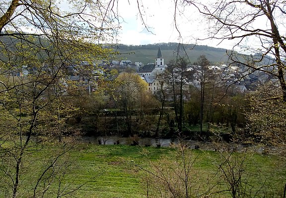 Aussicht vom Lieserpfad bei Maring