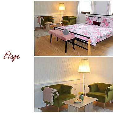 Schlafzimmer 2. Etage (ab 5 Personen)