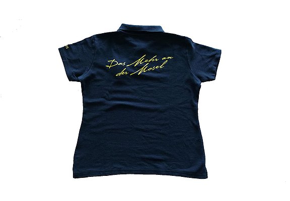 Poloshirt schwarz Rückseite