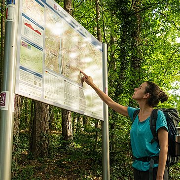 Karte des Panoramaweg Perl auf dem Moselsteig bei Perl
